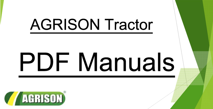 AGRISON Tractor PDF Manuals Free