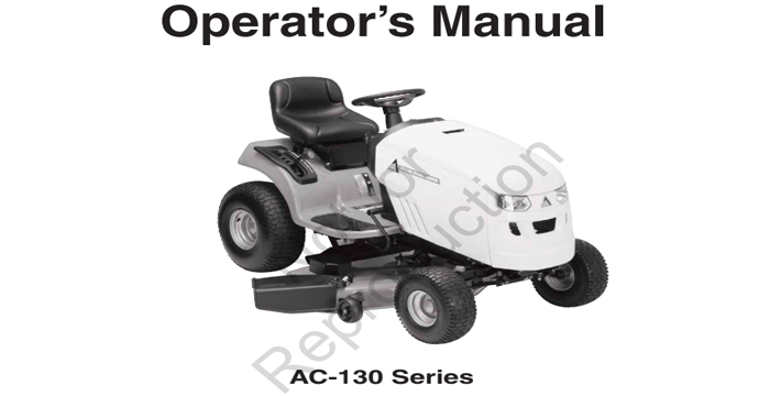 Allis Chalmers AC-130 Series operators manual