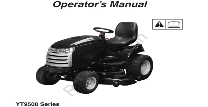Allis-Chalmers YT9500 series Operator's Manual