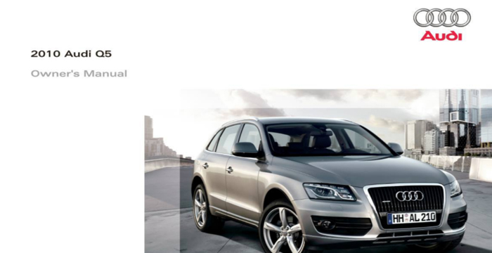 2010 Audi Q5 / SQ5 Owner's Manual