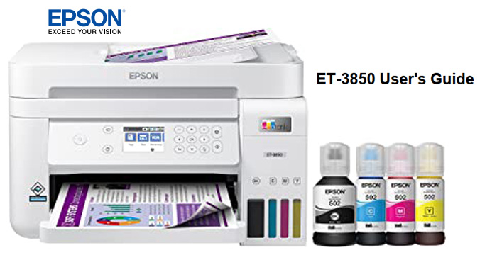 User's Guide Epson EcoTank ET-3850 Wireless Color All-in-One