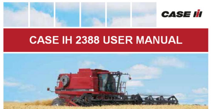 Case IH 2388 User Manual