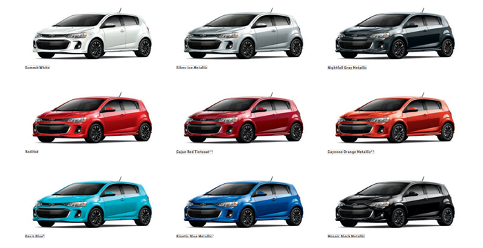 Chevrolet Sonic Service, Owner’s and Maintenance Manuals