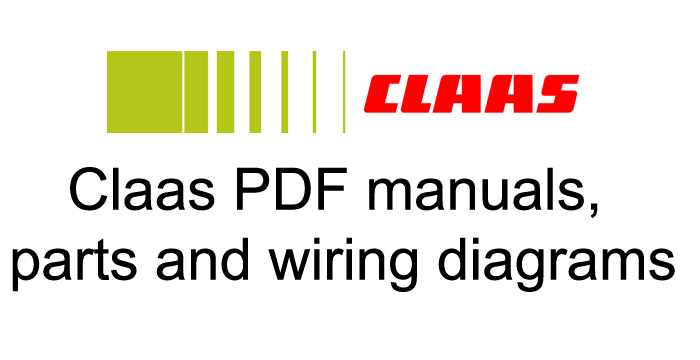 Claas Service Repair PDF Manual For Free