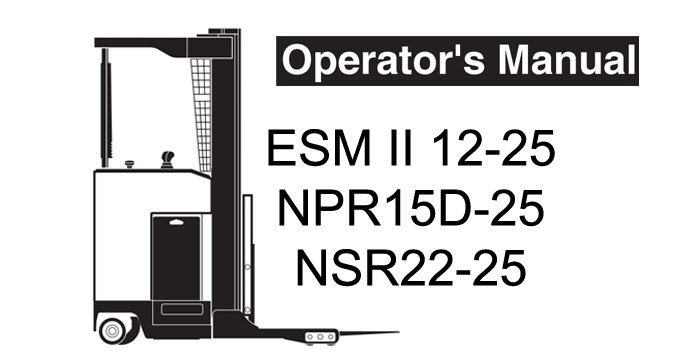 Clark ESM II 12-25, NPR15D-25, NSR22-25 Operator's Manual