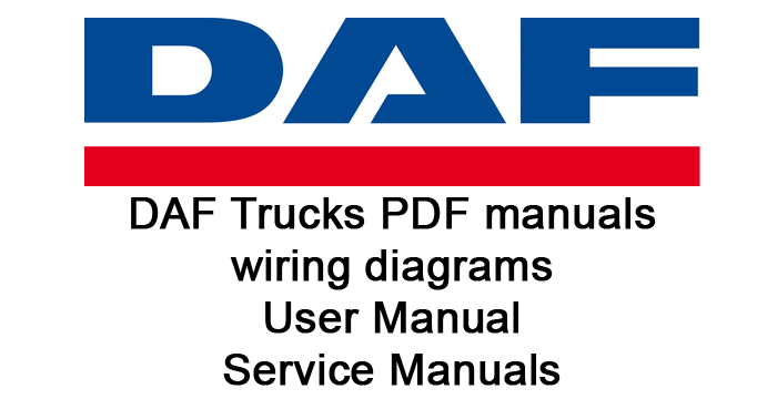 DAF Trucks Service Manual and Wiring Diagrams