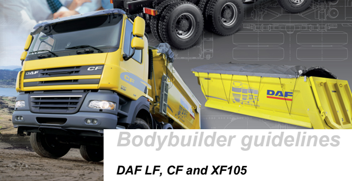 DAF LF, CF and XF105 Bodybuilder's Guidelines