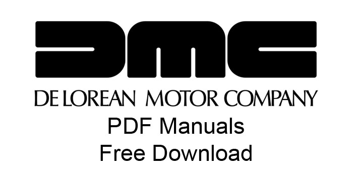 DeLorean Motor Company PDF Manuals