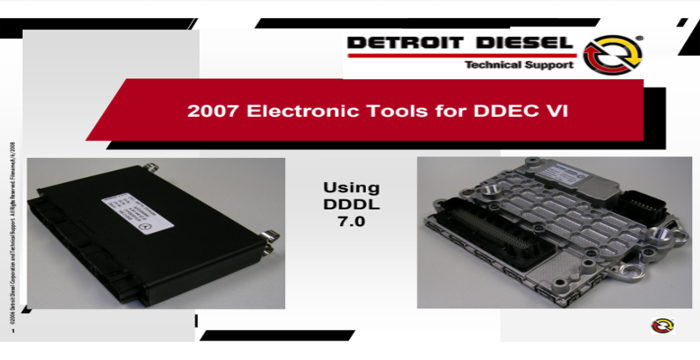 Detroit Diesel Electronic Tools for DDEC VI Using DDDL 7.0