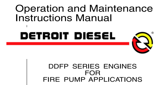 Detroit Diesel Engine DDFP Service Manual