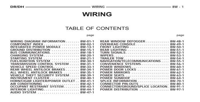 Dodge Ram Truck 2005 1500,2500, 3500 Service Repair Manual