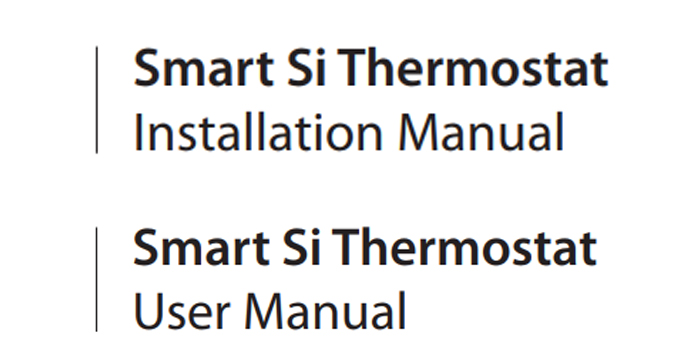 Ecobee SMART SI Installation guide and User manual