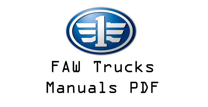 FAW Truck Manuals PDF