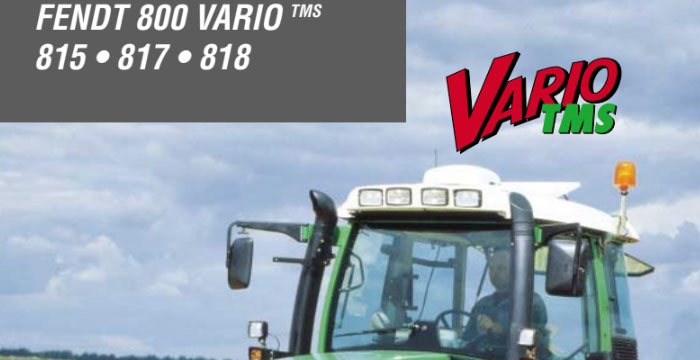 FENDT 800 VARIO TMS 815,817,818