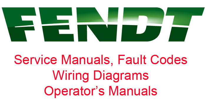 Fendt Service Manuals, Fault Codes and Wiring Diagrams