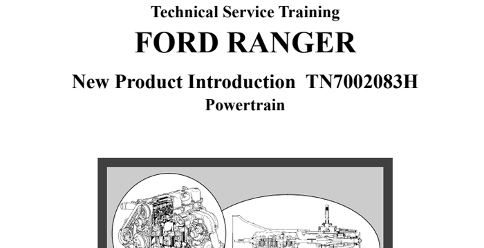 Ford Ranger Technical Service Training