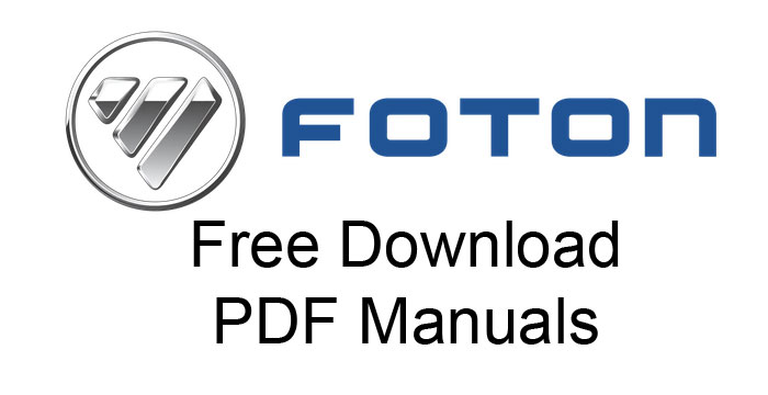 Foton Trucks Manuals PDF