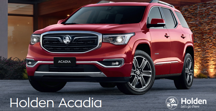 Holden Acadia Owner’s and Service Manual