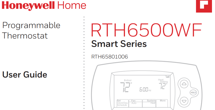 RTH6500WF Smart Series Programmable Thermostat