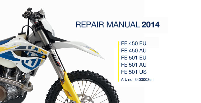 2014 Husqvarna FE 450-501 Service Manual