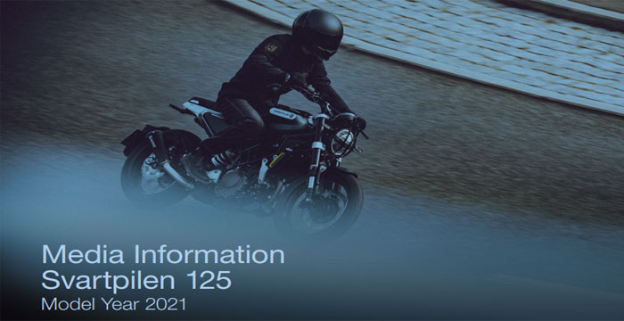 2021 Husqvarna Svartpilen 125 Media Booklet