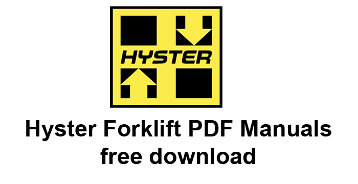 Hyster Forklift PDF Manuals