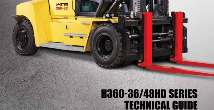 Hyster H360-36 / 48HD SERIES Trucks Technical Guide