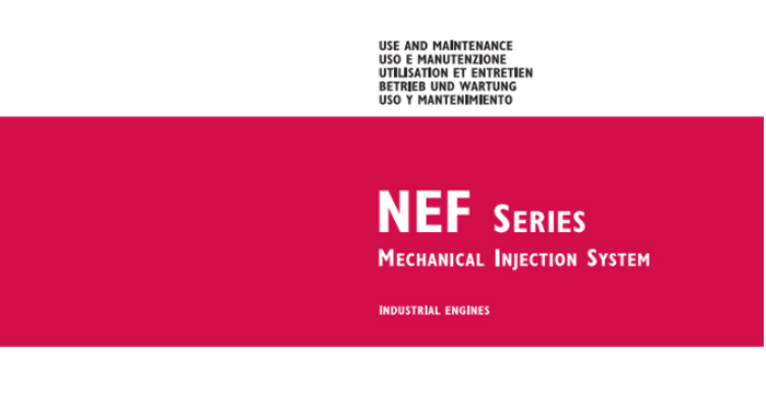 Iveco Engine NEF45TM5 Operating Manual