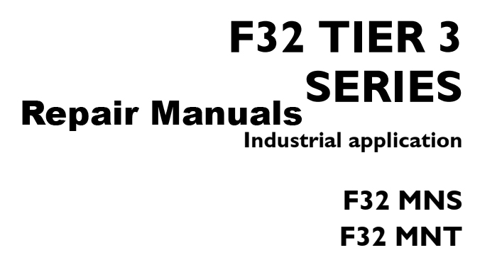Iveco F32 TIER 3 Engine Workshop Manual