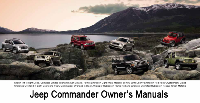 Jeep Commander Owner’s Manuals