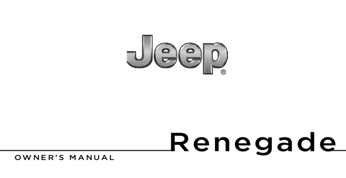 Jeep Renegade Owner’s Manual