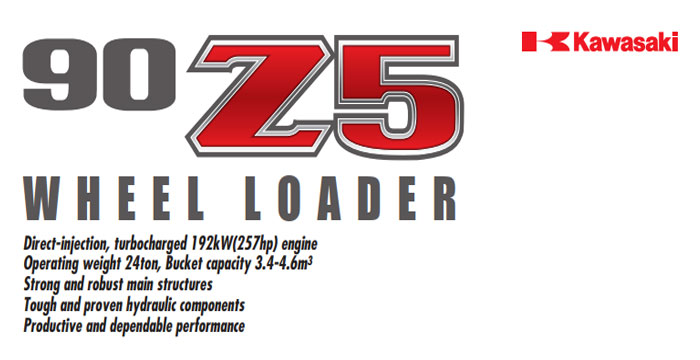 Kawasaki 90z5 Wheel Loader Spec