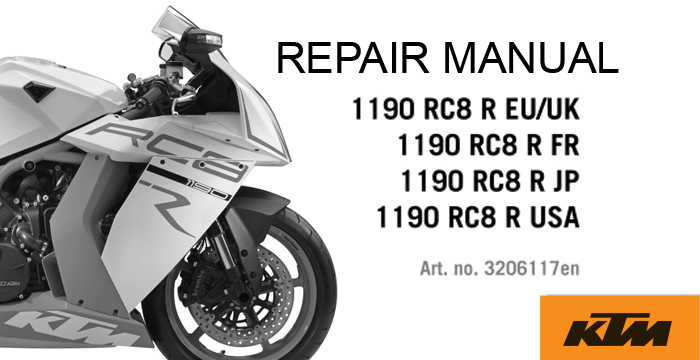2012 KTM 1190 RC8 R Service Repair Manual