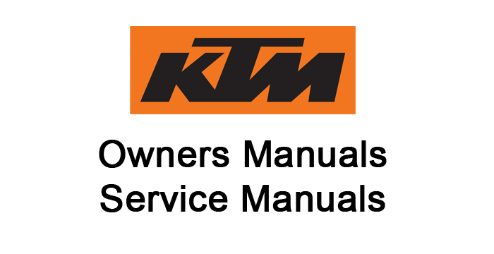 KTM Owner's Service Repair Manuals