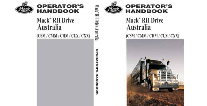 Mack Australia Right Hand Drive Operator Manual