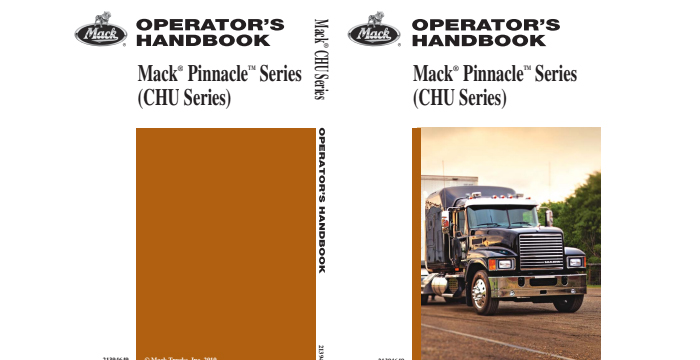 2010 US Mack Granite Series (GU Series) Operator's Manual
