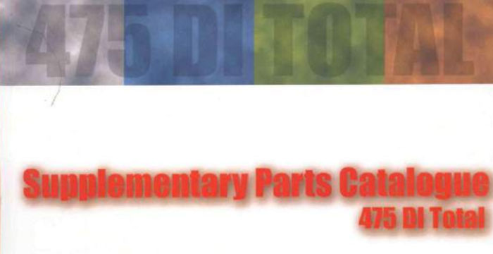 Mahindra 475 DI Total Parts Manual