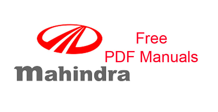 All Mahindra Tractors PDF Manuals