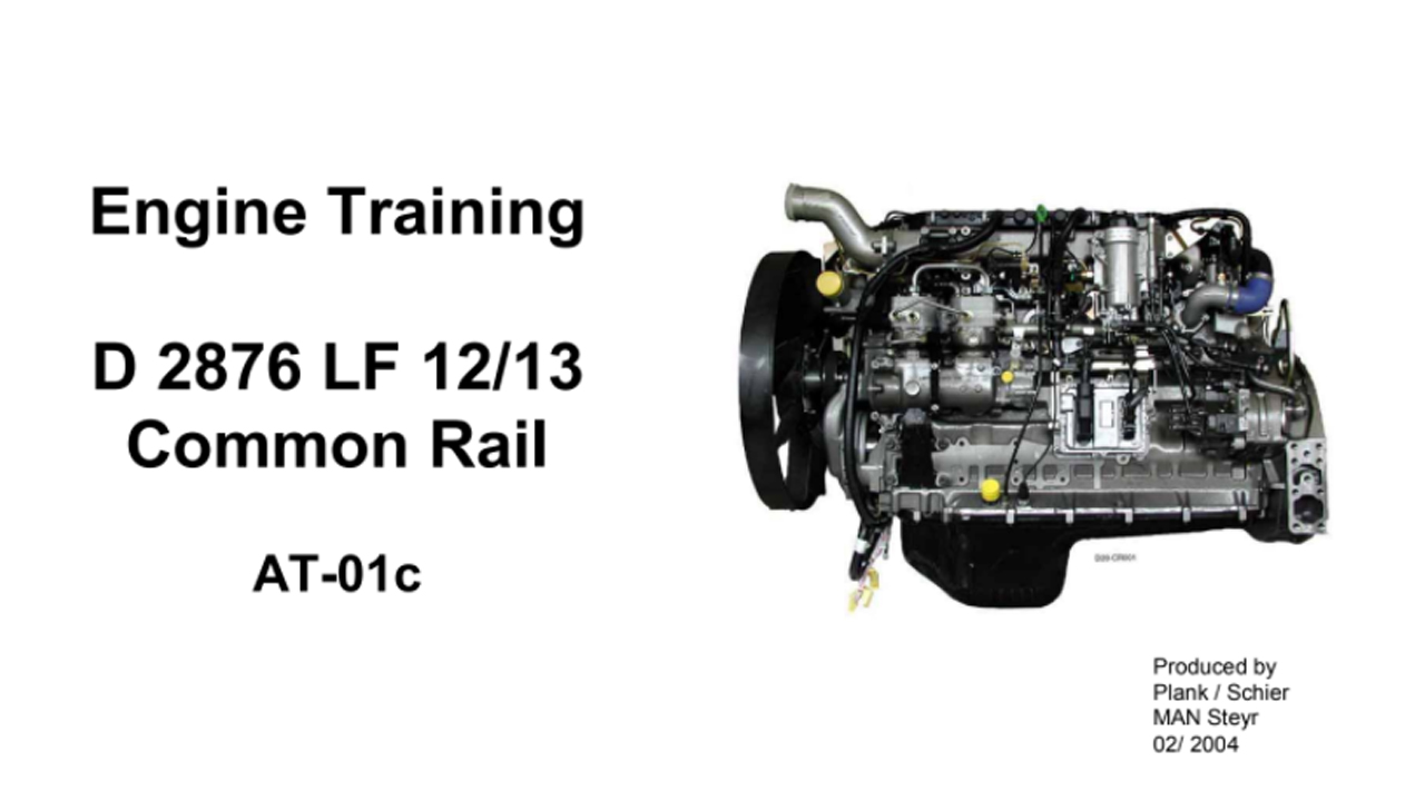 MAN D 2876 LF 12-13 Service Manual