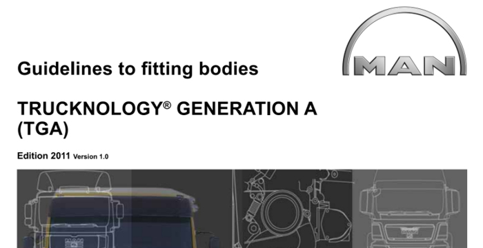 MAN TGA Guidelines to ﬁtting bodies Manual