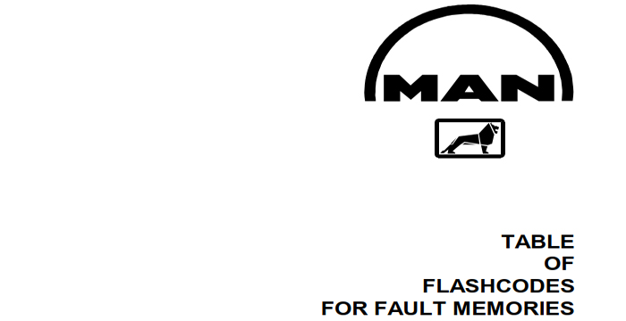 MAN Trucks Blink Codes DTC