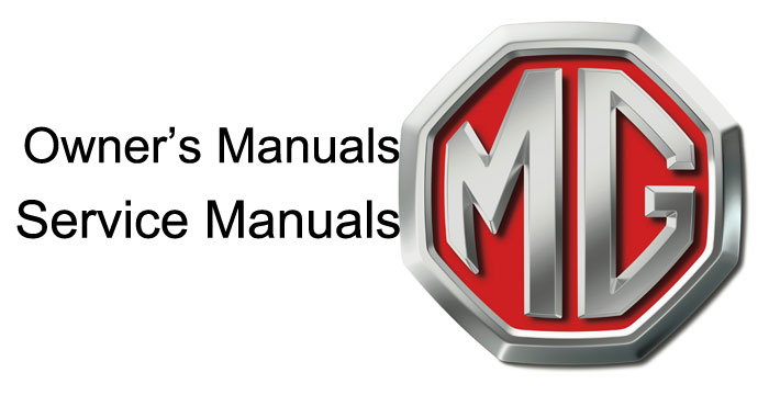 MG Cars Owner's Service manuals