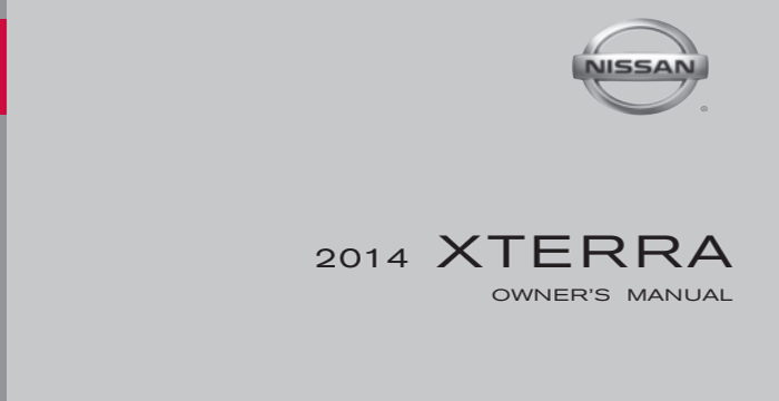 2014 Nissan Xterra Owner's manual
