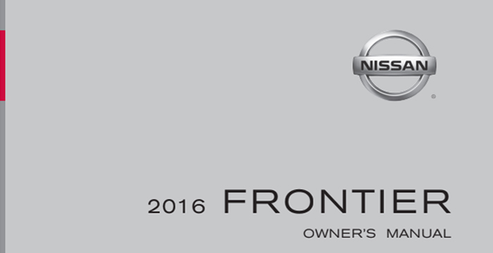 Nissan Frontier Owner's Manual