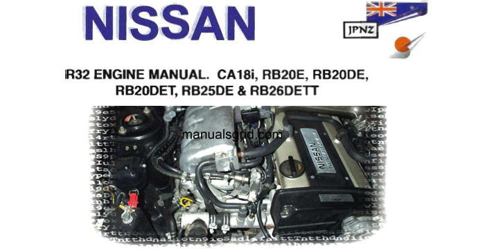 Nissan Skyline R32 Engine Manual