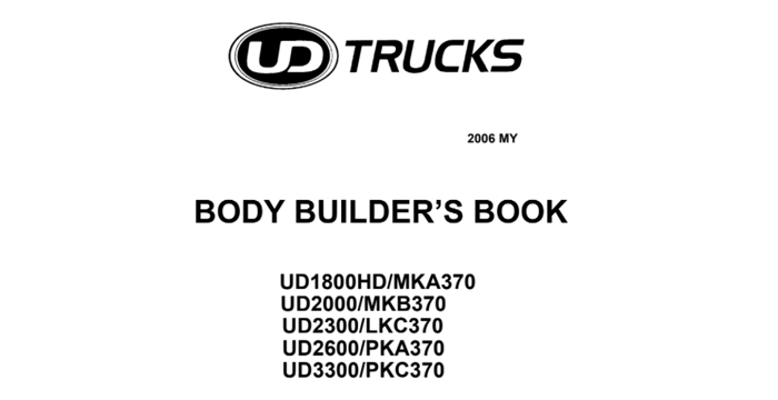 Nissan UD-trucks Doby builders book