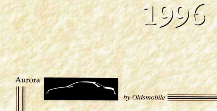 1996 Oldsmobile Aurora Owner’s Manual