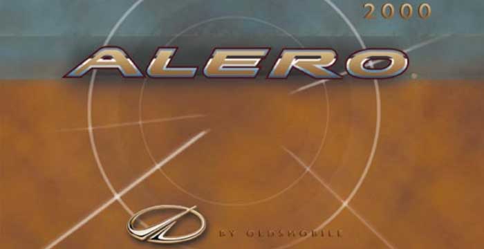 2000 Oldsmobile Alero Owner’s Manual