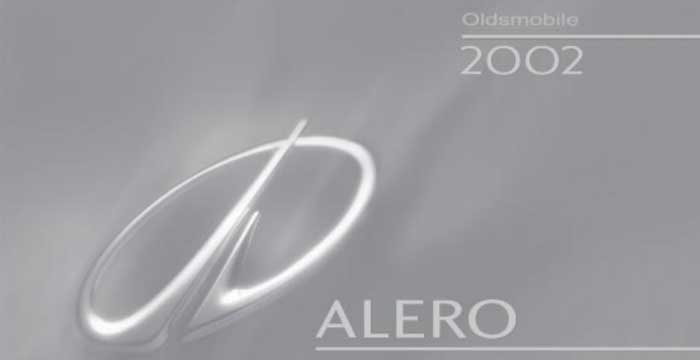 2002 Oldsmobile Alero Owner’s Manual
