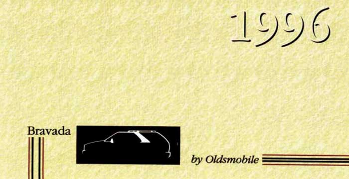 1996 Oldsmobile Bravada Owner’s Manual